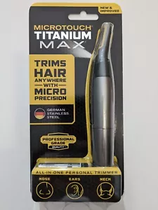 Micro Touch Titanium MAX All in One Personal Trimmer Nose Ears Neck New Improved - Picture 1 of 4