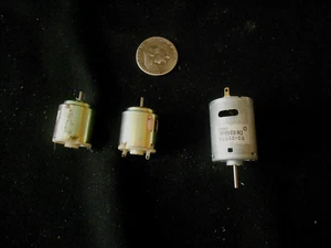 { Electric Appliance Hobby Motor 12v 1 RS-3853H 2 Smaller ones are Mabuchi - Picture 1 of 4