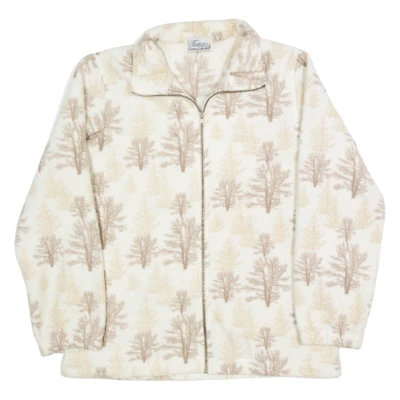 Chaqueta polar blanca TRADITIONS Tree Design para mujer M Foto 1 de 4