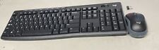 Restored Logitech MK270 Wireless Keyboard And Mouse Combo for PC, Laptop - Black