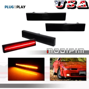 4 Pack Front Rear Left Right Side Marker Lights For 1986-92 Toyota Supra MK3 A70 - Bild 1 von 12