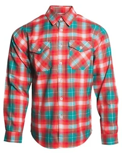 Dixxon Flannel Shirt Mens L-T 'The Slurp' Long Sleeve Plaid VHTF Gas Station 🐙 - Picture 1 of 5