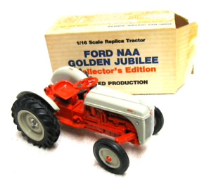 VINTAGE 1986 ERTL 1/16 FORD 8N NAA JUBILEE TRACTOR COLLECTOR FARM TOY IN BOX