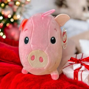 Pig Plush Toy Stuffed Animal Soft Pillow Piggy Pink 6 Inches Kawaii Cute New - Picture 1 of 13