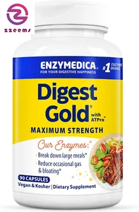 Digest Gold + Atpro, Maximum Strength Digestive Enzymes, Helps Digest Large Meal - Picture 1 of 12