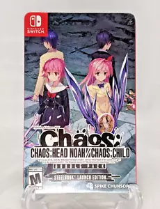 Chaos Head Noah + Chaos Child Doble Pack Edición Steelbook Nintendo Switch NUEVO - Imagen 1 de 6