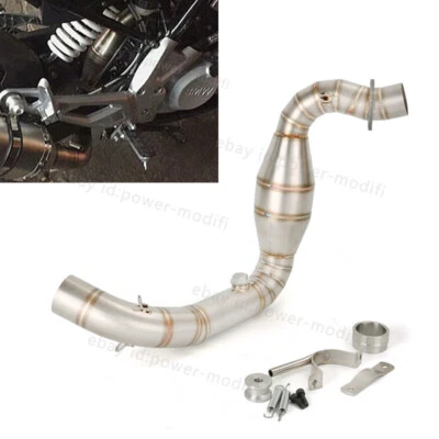 Silenciador deslizante para BMW G310GS G310R 2016-2025 puntas de escape tubo delantero conexión 51 mm Foto 1 de 4