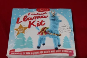 Make a Festive Llama - Hooked Craft Kit - NEW - Picture 1 of 4