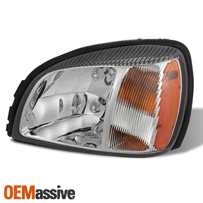 For 2000-2005 Cadillac Deville [OE Style] Headlight w/ Amber Side Driver Left - Изображение 1 из 4