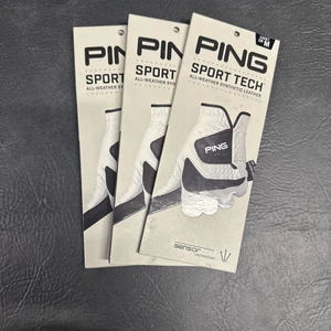 (3 pack) Ping Sport Tech Golf Glove Mens Left hand Medium Cadet - Picture 1 of 5