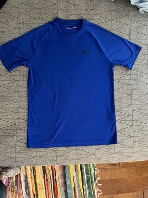 Under Armour Loose Tshirt T-Shirt Size Youth Medium Bright Blue - Image 1 of 3
