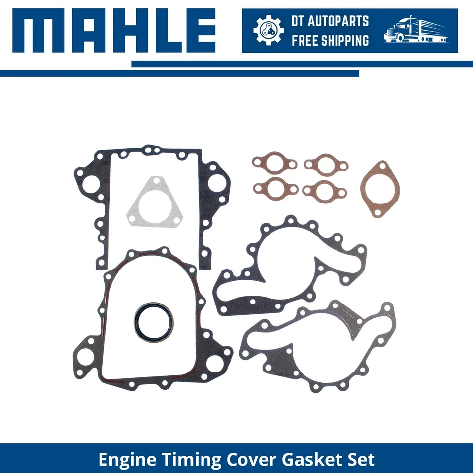 Juego de juntas de cubierta de distribución de motor V8 Mahle para Chevrolet K5 Blazer 1982-1986 6,2 L Foto 1 de 3