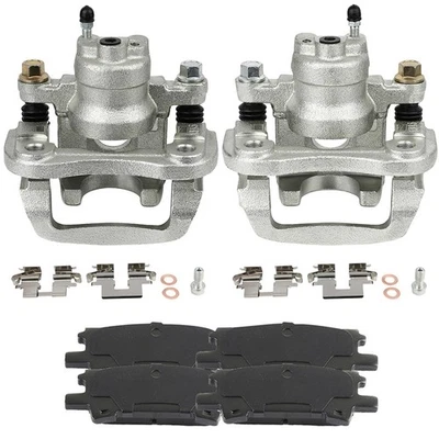 Rear Brake Calipers and Pads For 2004-2006 Lexus Rx330 Toyota Highlander - Image 1 of 4