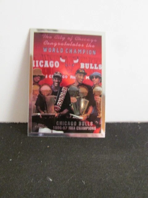 1997-98 Topps Chrome - Scottie Pippen/Ron Harper/Dennis Rodman