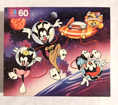 Rompecabezas espacial Animaniacs, 1995 Milton Bradley, completo, caja original, RARO Foto 1 de 4