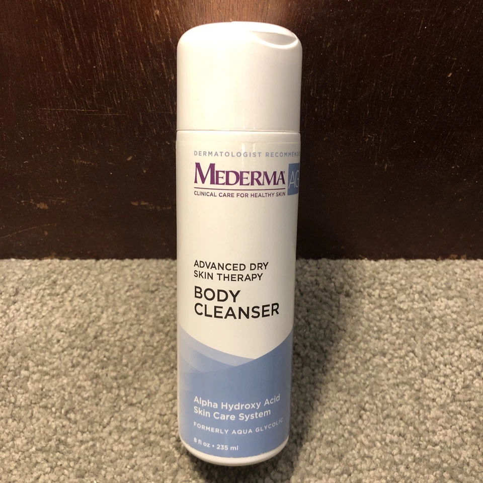 Limpiador corporal Mederma AG Advanced Dry Skin Therapy, ácido alfa hidroxi 8 oz Foto 1 de 4