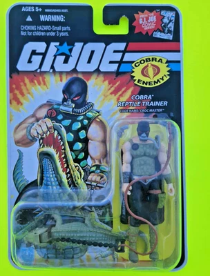 GI Joe 25º Aniversário Cobra Treinador de Répteis CROC MASTER Hasbro - Imagem 1 de 3