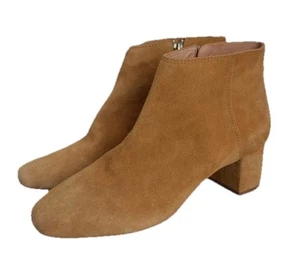 Madewell $198 The Lucien Boot in Suede 7 bronzed birch G0422 Ankle Boot Brazil - Picture 1 of 5