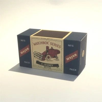 Matchbox Major Pack 5 a Massey Ferguson Harvester C Style Repro Box - Image 1 of 4