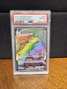 2021 Pokemon S&S Chilling Reign Blaziken VMAX Fa Chilling Reign-Secret PSA 10 - Picture 1 of 2