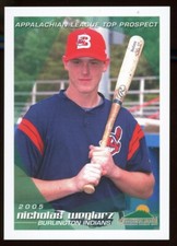 2005 Grandstand Burlington Indians NICHOLAS WEGLARZ RC INDIANS CANADA