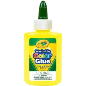Crayola Color Glue  3FL OZ. YELLOW Washable nontoxic - Picture 1 of 1
