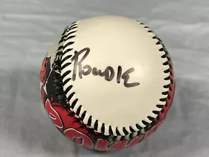 ROWDIE Indianapolis Indians Handsigned Rawlings Logo Baseball - Picture 1 of 6