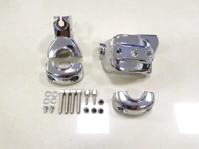 Kit de control de freno y embrague cromado para Harley Road Glide King FLHR 96-07 Foto 1 de 4