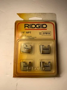Ridgid 37815 Model 12-R 1/4" NPT Right Hand Pipe Threading Dies 18 TPI - Picture 1 of 1
