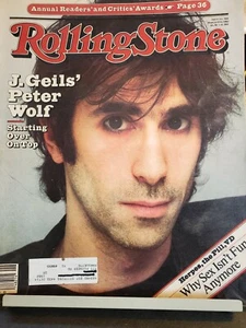 RollingStone Magazine March 4th, 1982 - J. Geils' (Peter Wolf) cover - Picture 1 of 1