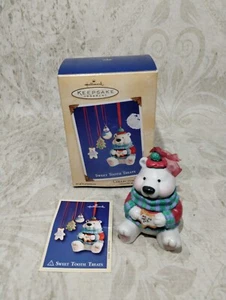 Hallmark 2002 SWEET TOOTH TREATS #1 Polar Bear Keepsake Ornament **No Cookies** - Picture 1 of 13