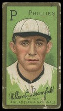 1911 T205 Gold Border William Kitty Bransfield Poor PB Back Authentic, Original