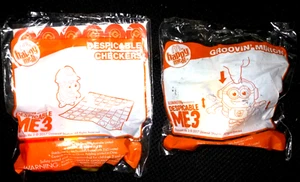 Despicable Me 3 Checkers game & Groovin Minion McDonalds Toy New - Picture 1 of 4