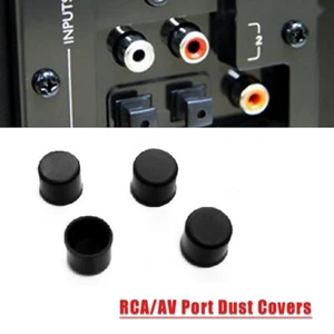 Silicone Stopper Cap RCA Interface Dust Protection Plug Cap Port Dust Covers - Picture 1 of 4