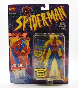 ToyBiz Spider-Man The Animated Series - Web Shooter Spider-Man Action Figure - Picture 1 of 3