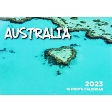 Australia - 2023 Rectangle Wall Calendar 16 Months Hanging Planner New Year Gift