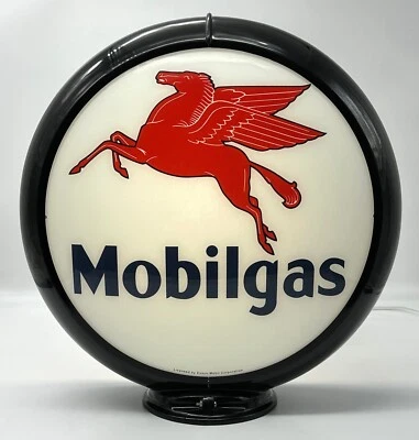 MOBILGAS 13.5" Gas Pump Globe - SHIPS FULLY ASSEMBLED! READY FOR YOUR PUMP!! - Image 1 of 4