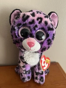 Ty Beanie Boo Jewel 6" Leopardo Gato Justicia Exclusivo Con Etiquetas Raro Retirado - Imagen 1 de 5