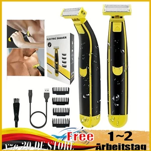 Männer Intimrasierer Haar Rasierer Herren Körperrasierer Balls Trimmer TOP - Bild 1 von 11