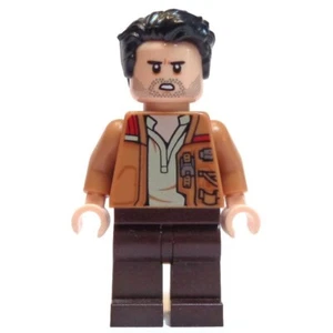 Lego Star Wars Poe Dameron Minifigure SW0737 Resistance X-Wing Fighter New - Picture 1 of 5