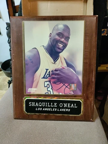 Los Angeles Lakers "Shaquille O'Neal" Sport Plaque Photo 2001 Photo File Sealed Cover