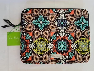 Vera Bradley Sierra Tablet eReader Sleeve 10.25x8.25 Padded Zippered Pouch N32 - Picture 1 of 8