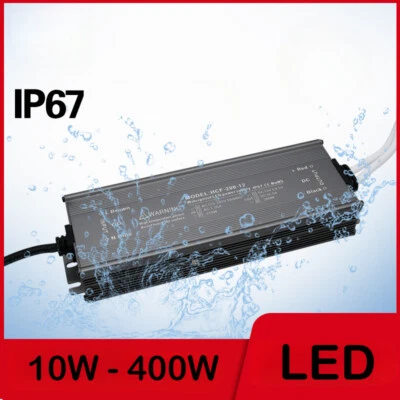 AC 110V/220V TO DC 12V/24V Waterproof IP67 LED Driver 10W 400W 150W Power Supply - Image 1 of 4