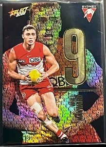 Tarjeta 2022 AFL SELECT Will Hayward Números Cisnes Medianoche #NM183 d#130/130 - Imagen 1 de 2