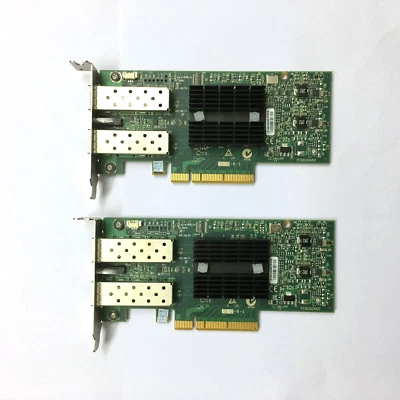 2pc IBM 00D9692 MCX312A-XCBT MELLANOX CONNECTX-3 DUAL PORT GIGABIT ETHERNET CARD - Image 1 of 4