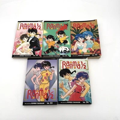 Ranma 1/2 English Volume #30 31 32 33 34Manga Graphic Novel Rumiko Takahashi - Image 1 of 3