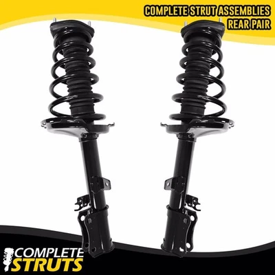 04-07 Toyota Highlander FWD Rear Quick Complete Struts & Springs Assembly Pair - Image 1 of 4