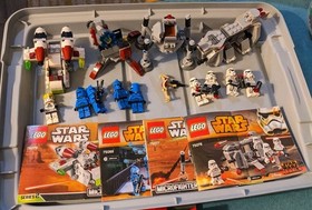 LEGO Star Wars 75078 Transport 75076 Gunship 75077 Spider Droid 75088 Commando