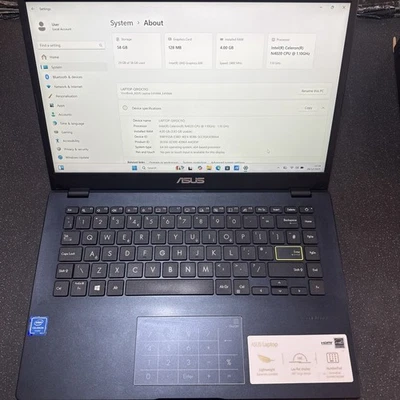 ASUS Vivobook E410M Laptop *Fully Working - windows 11* - Image 1 of 4