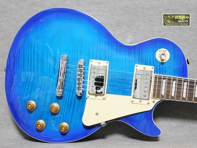 Blitz by Aria Pro2 LP-Standard (blue) mahogany set neck ��Good condition�� - Image 1 of 4